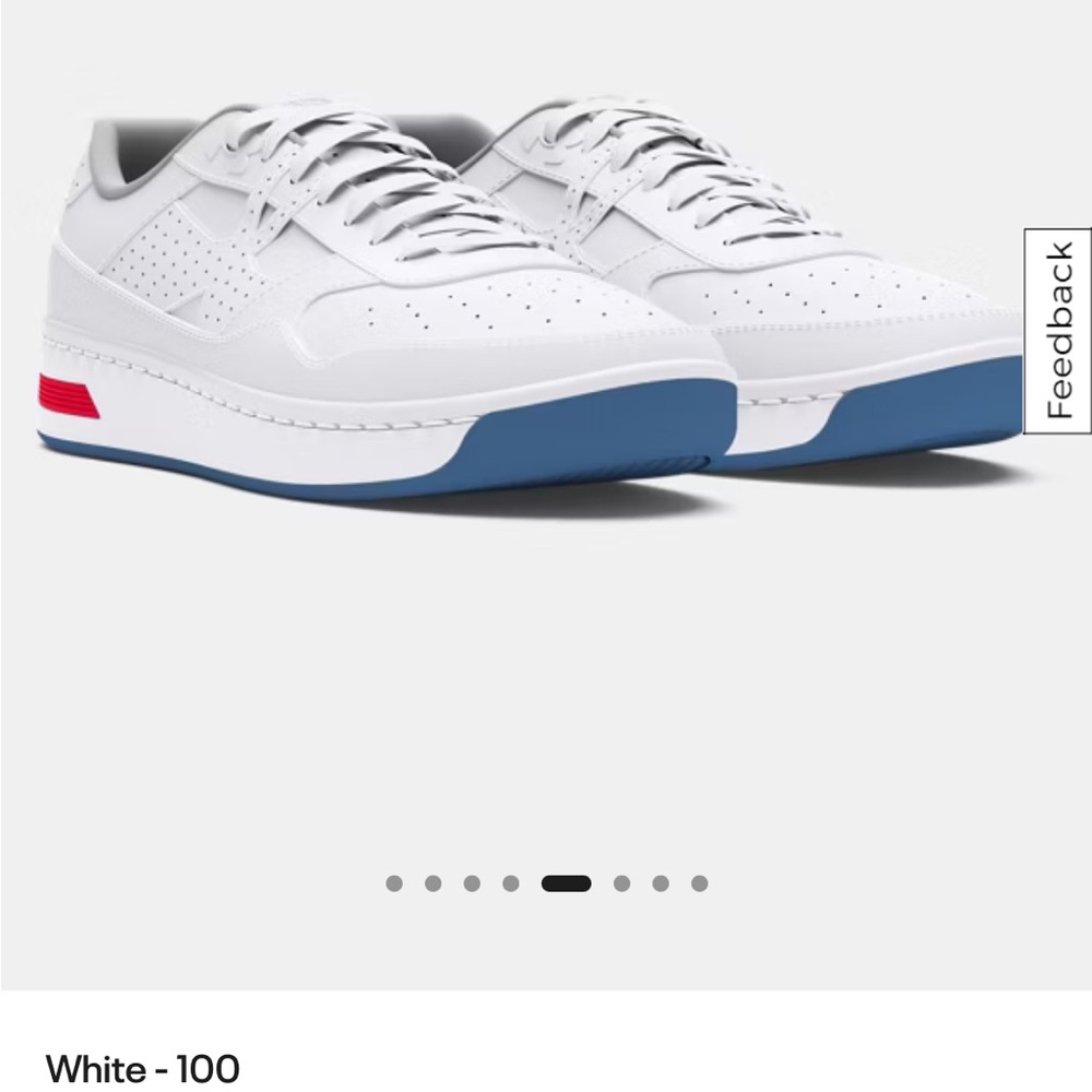 UA Court 96 Men’s white and blue sneakers